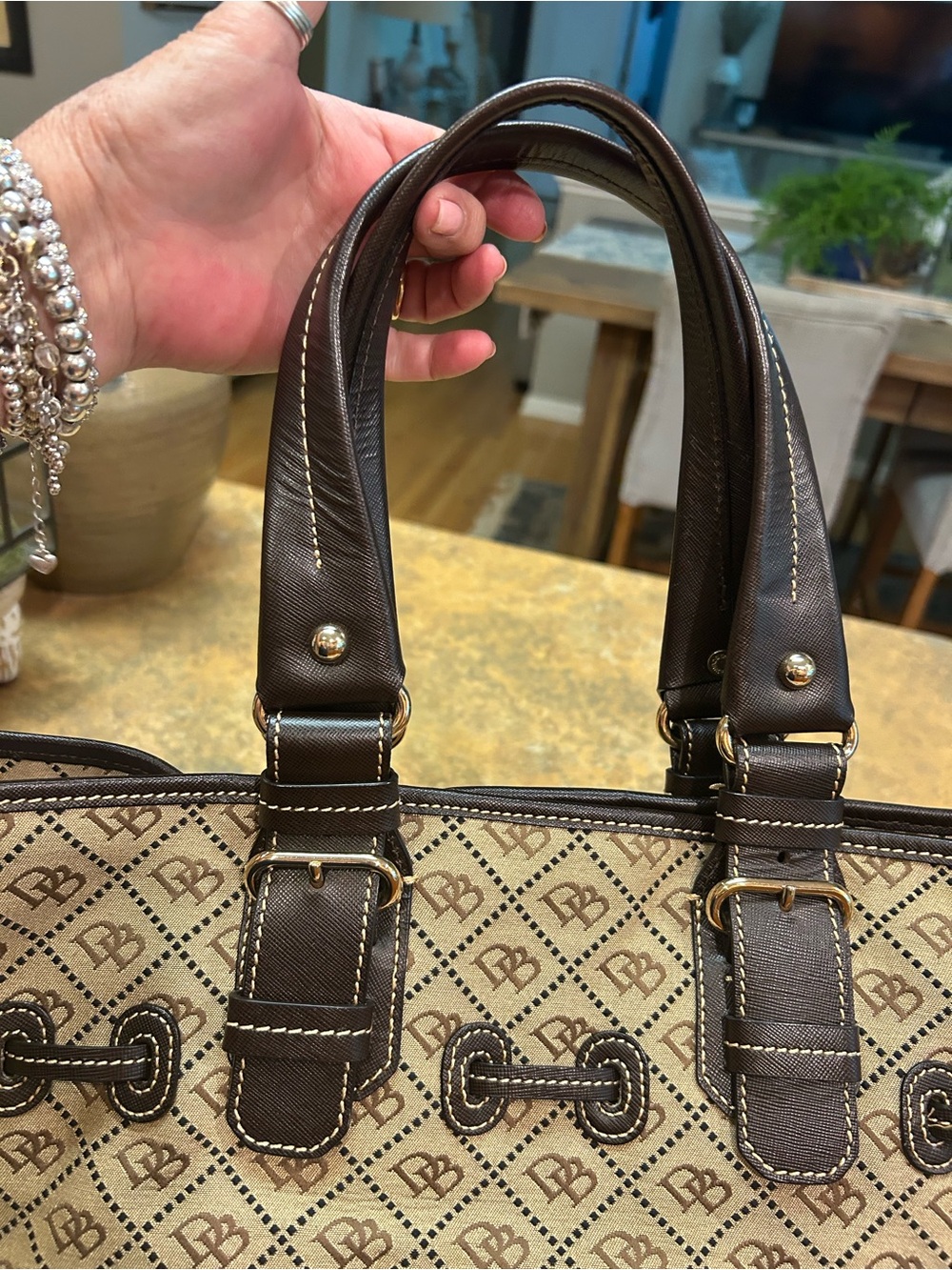 Dooney & Bourke Large Chiara Signature Logo Tote - Picture 9 of 16